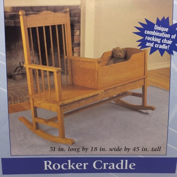 U-Bild Woodworking Plans for Rocker Cradle Combination 644 - Picture 8 of 8